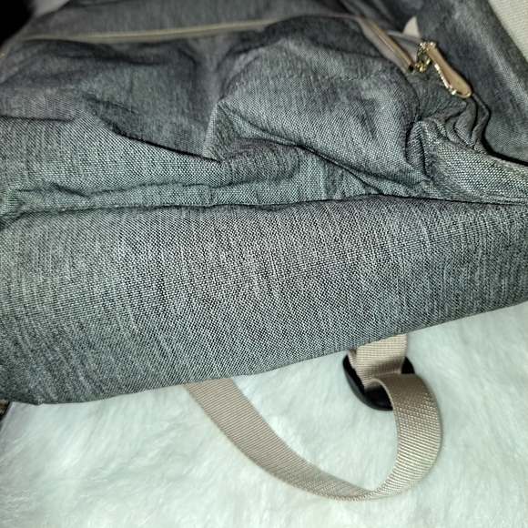 Yeerdone Grey Diaper Bag Multi-Funcrion Waterproof Maternity Backpack - Picture 12 of 12